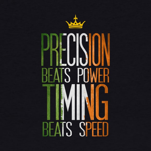 precision beats strength and timing beats speed by Bertoni_Lee